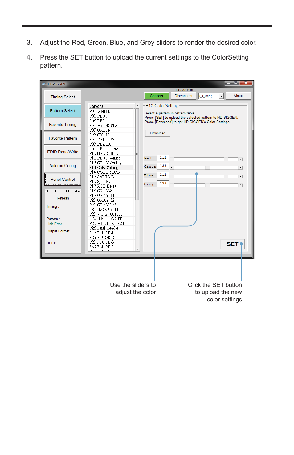 Hd pattern signal generator software | Gefen GTB-HD-SIGGEN User Manual | Page 56 / 92