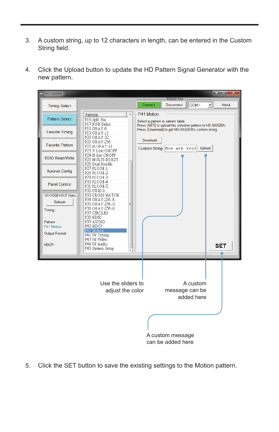 Hd pattern signal generator software | Gefen GTB-HD-SIGGEN User Manual | Page 58 / 92