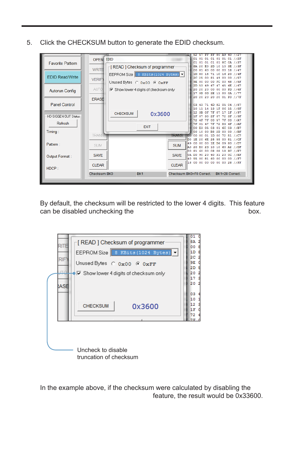 Hd pattern signal generator software | Gefen GTB-HD-SIGGEN User Manual | Page 69 / 92