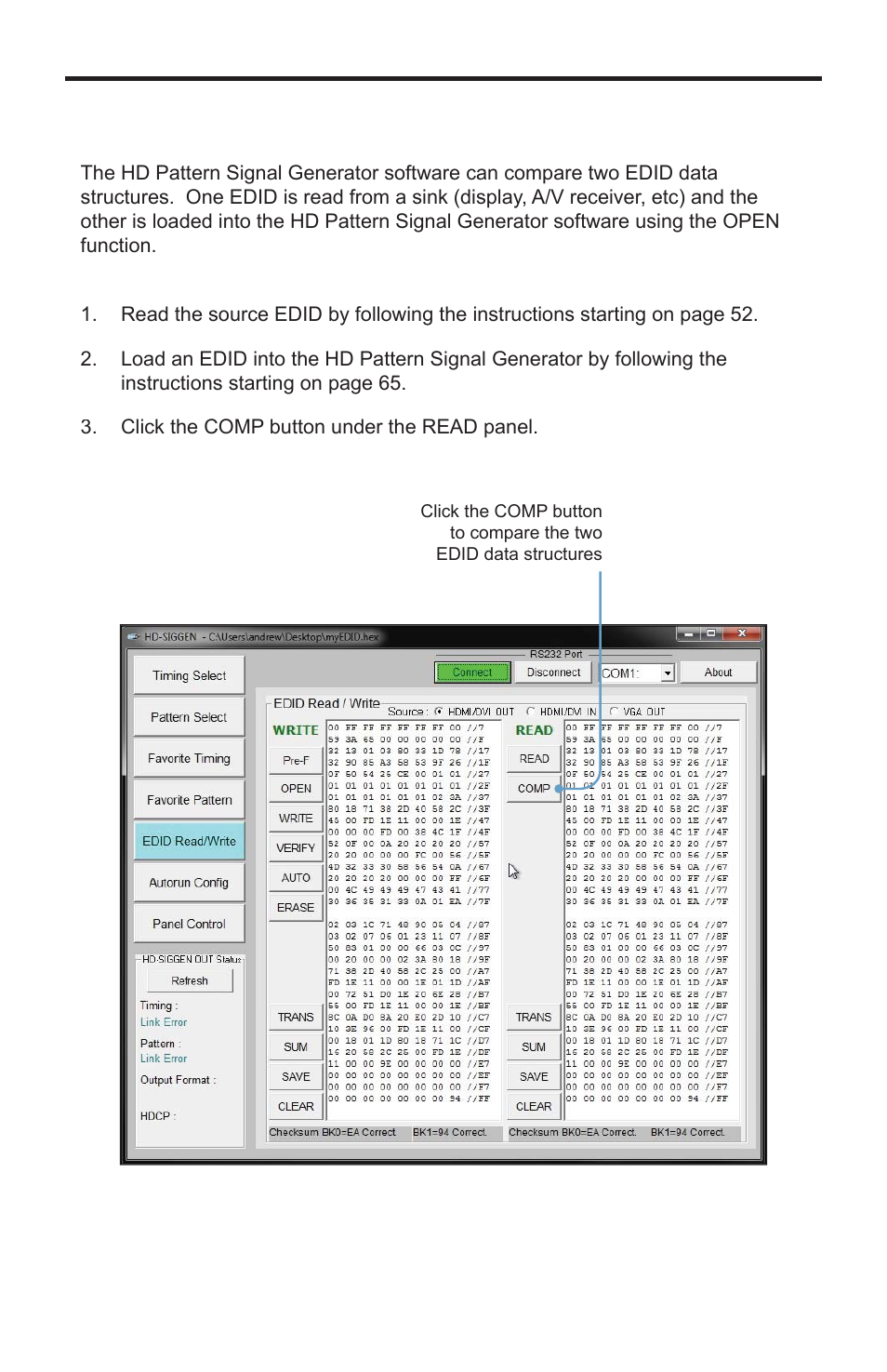 Hd pattern signal generator software | Gefen GTB-HD-SIGGEN User Manual | Page 76 / 92