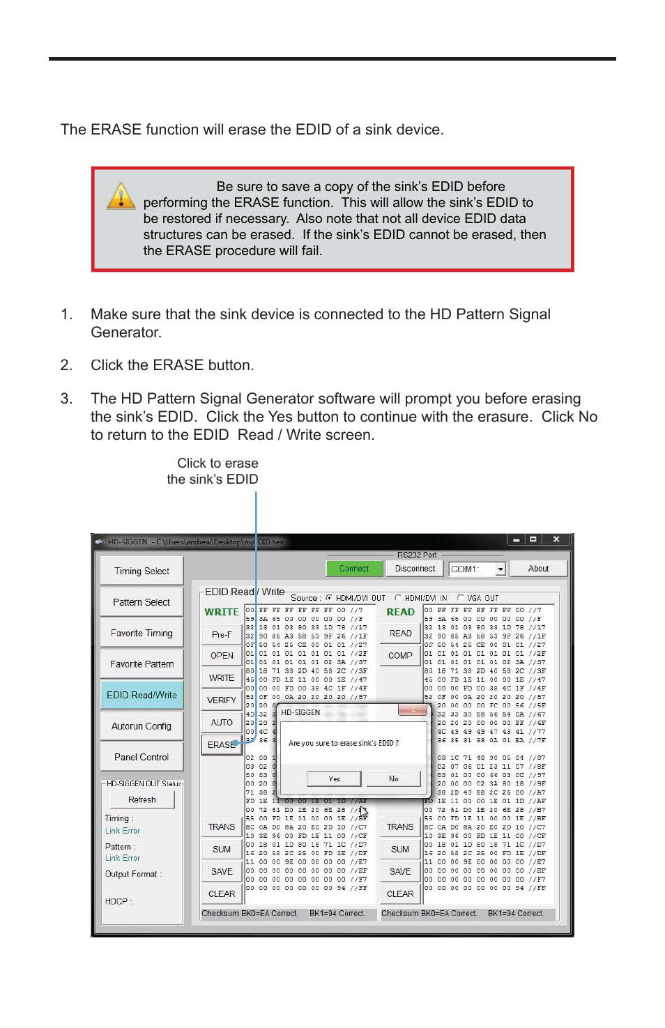 Hd pattern signal generator software | Gefen GTB-HD-SIGGEN User Manual | Page 79 / 92