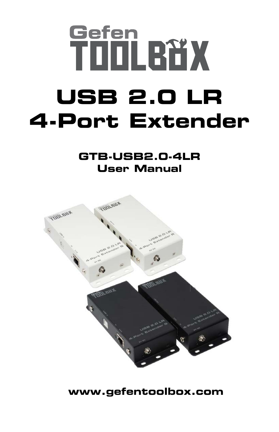 Gefen GTB-USB2.0-4LR User Manual | 17 pages