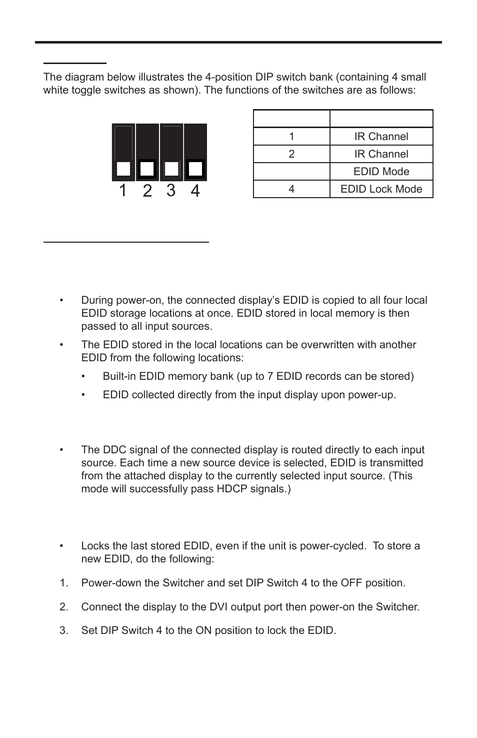 Edid modes | Gefen EXT-DVIKVM-441DL User Manual | Page 14 / 31