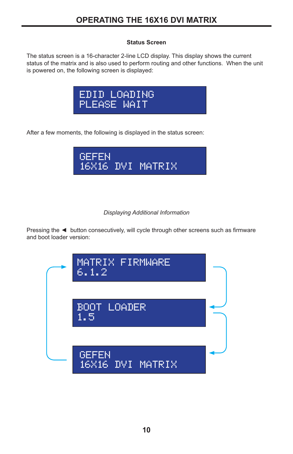 Gefen DVI MATRIX EXT-DVI-16416 User Manual | Page 14 / 72