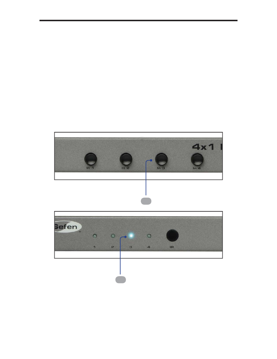 Operating the 4x1 dvi switcher | Gefen 4x1 DVI Switcher User Manual | Page 17 / 24