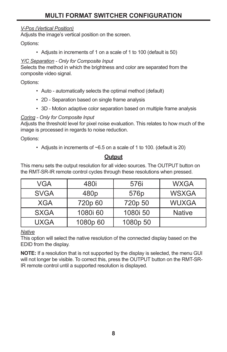 Gefen GTV-MFS User Manual | Page 12 / 24