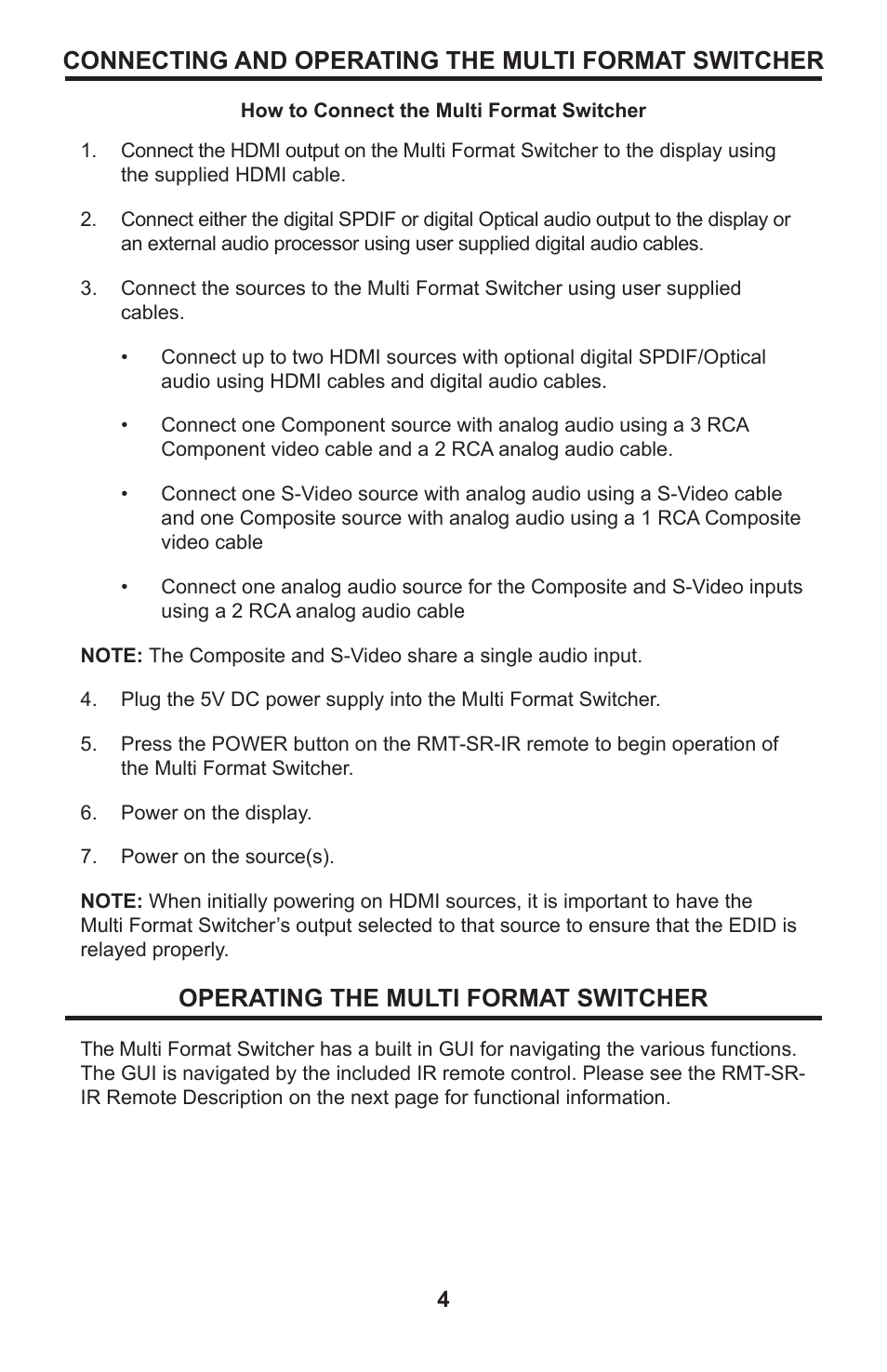 Gefen GTV-MFS User Manual | Page 8 / 24