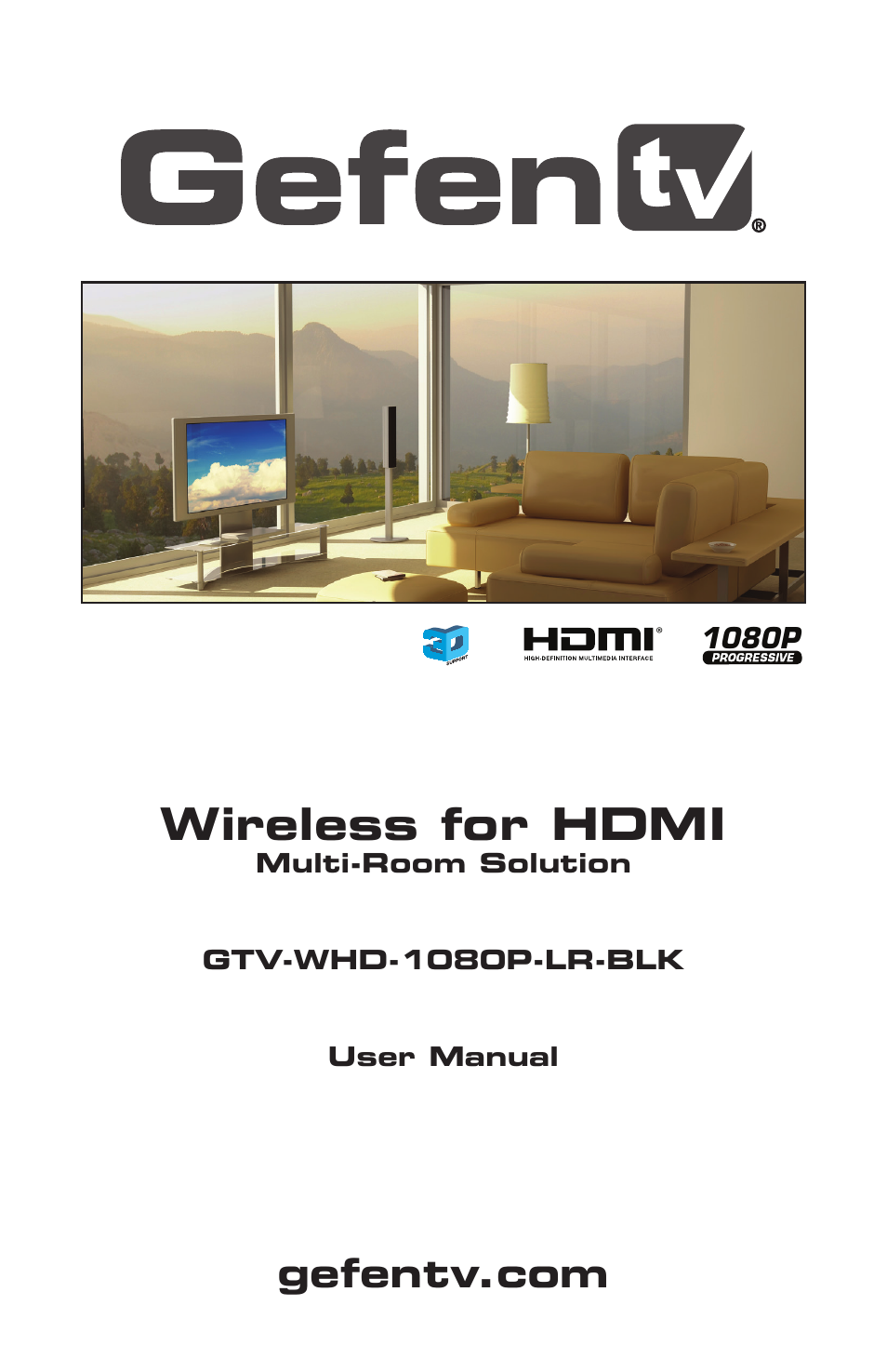 Gefen GTV-WHD-1080P-LR-BLK User Manual | 37 pages