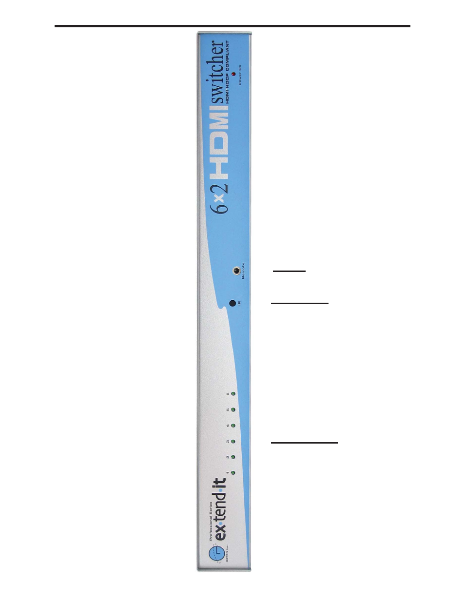 Gefen 6x2 HDMI User Manual | Page 6 / 14