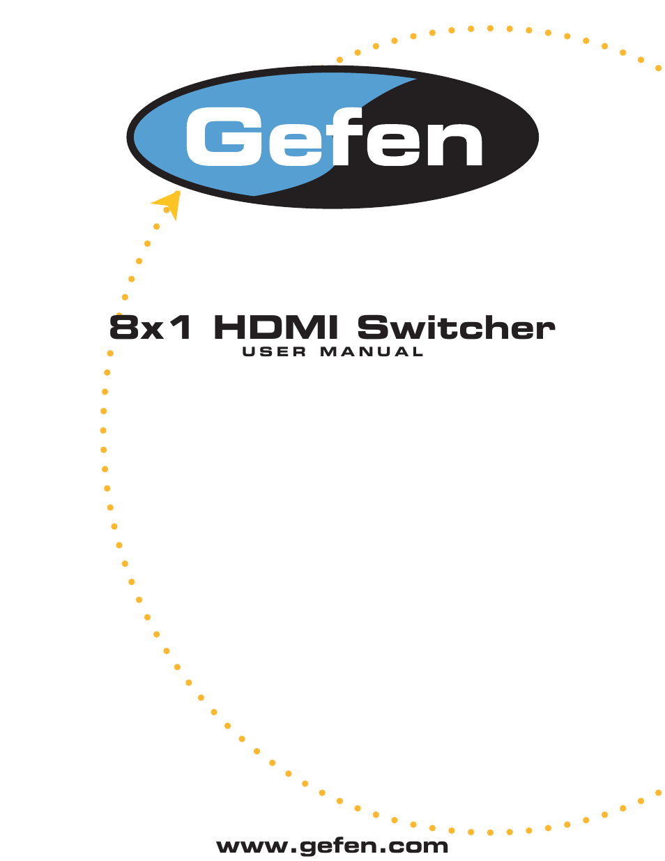 Gefen 8x1 User Manual | 11 pages