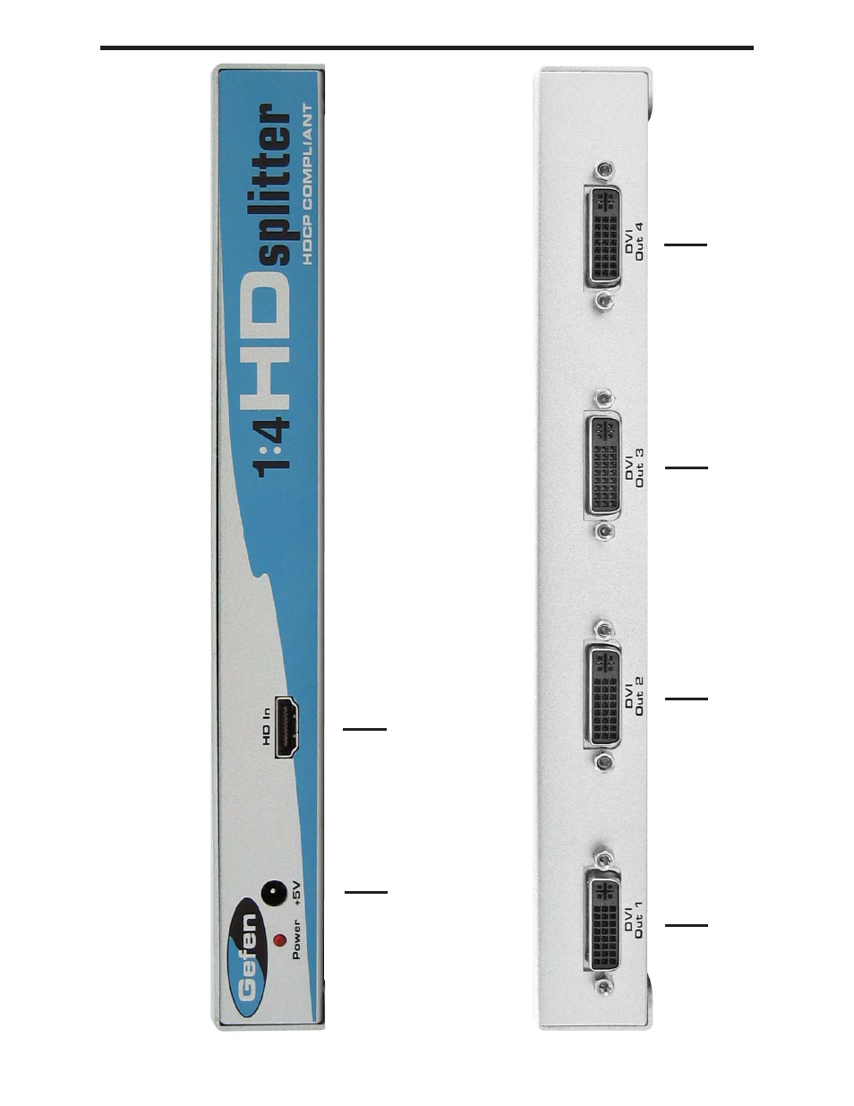 Gefen 1x4 User Manual | Page 6 / 9