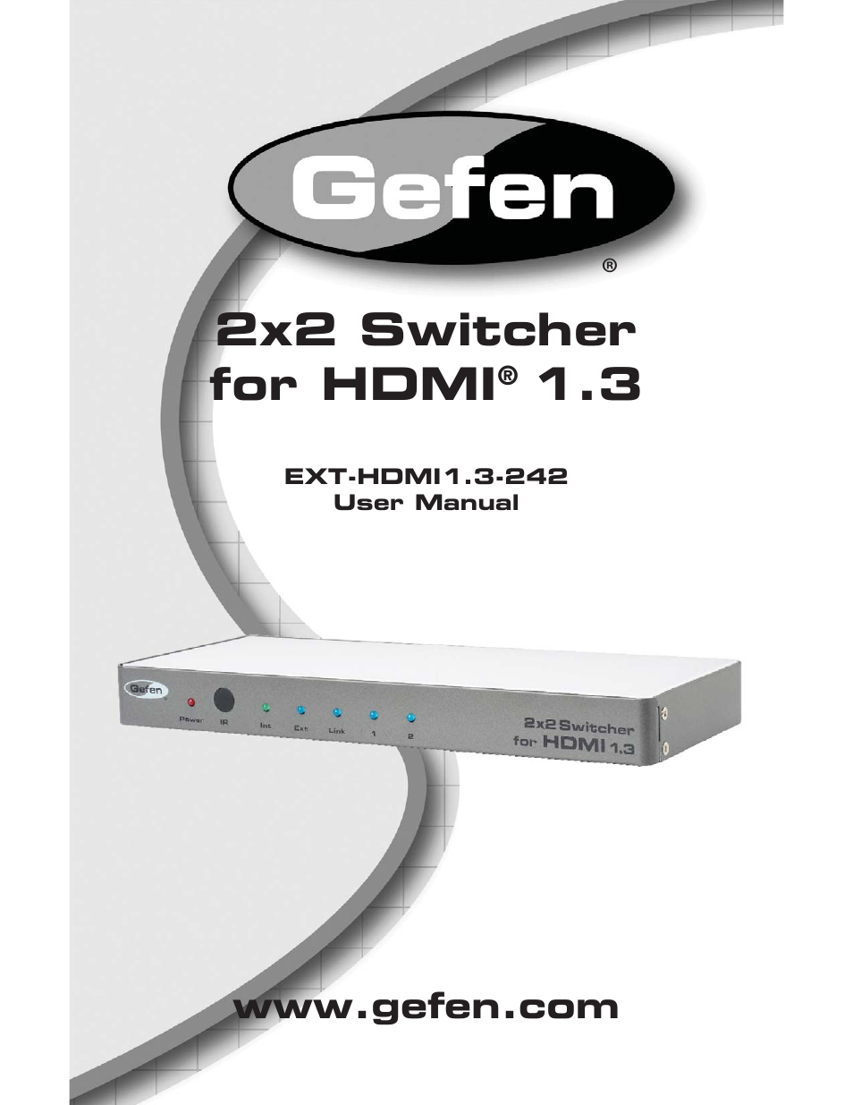 Gefen EXT-HDMI1.3-242 User Manual | 18 pages