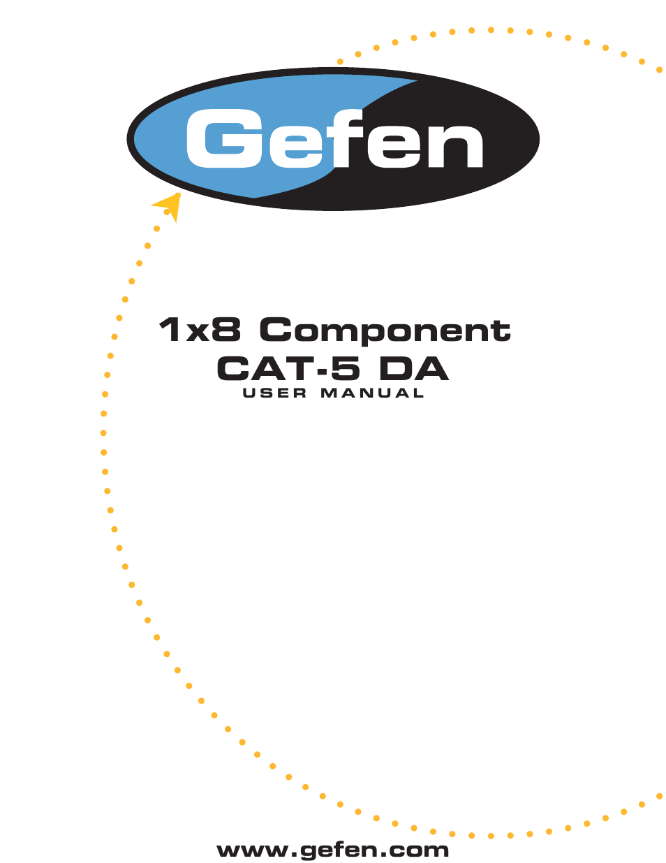 Gefen CAT-5 DA User Manual | 15 pages