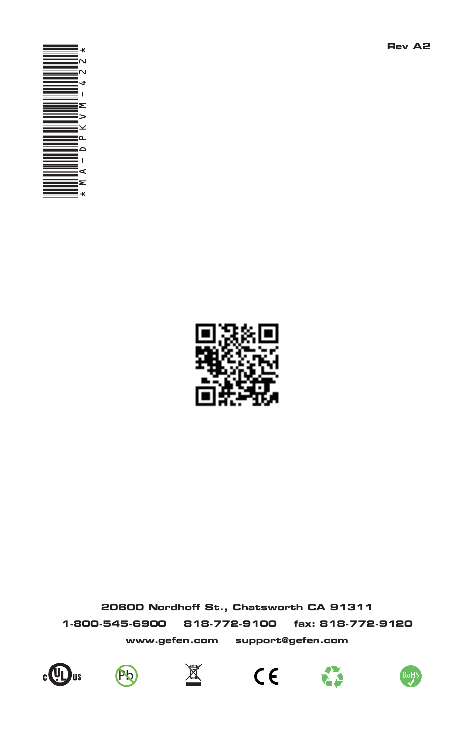 Gefen EXT-DPKVM-422 User Manual | Page 19 / 19