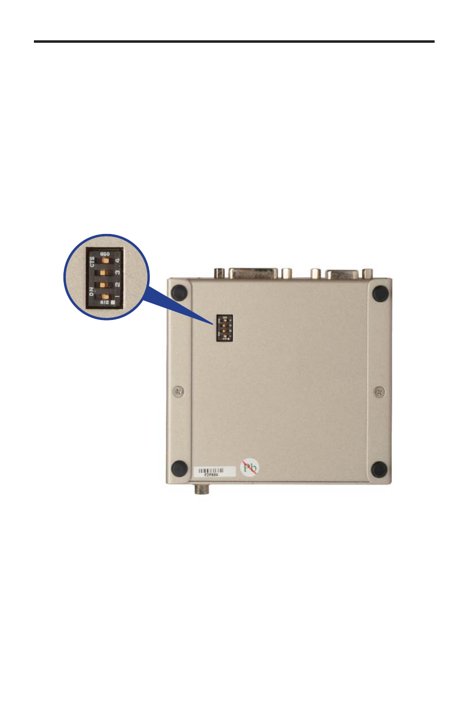 Dip switch configuration | Gefen EXT-DVIRS232-1FO User Manual | Page 12 / 19