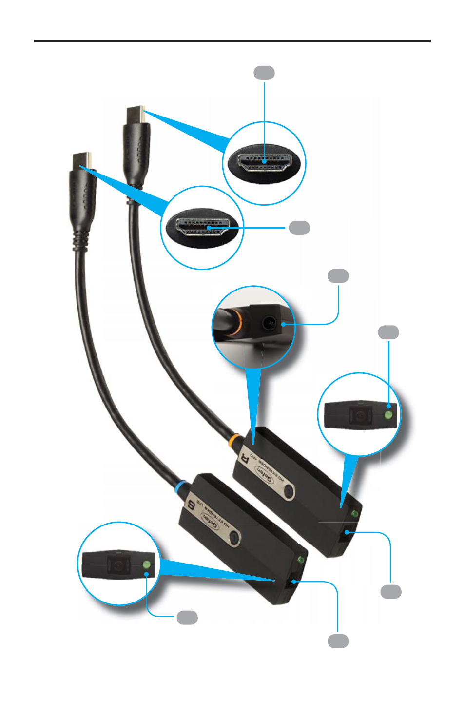 Cable layout | Gefen EXT-HD-CP-FM10 User Manual | Page 8 / 16