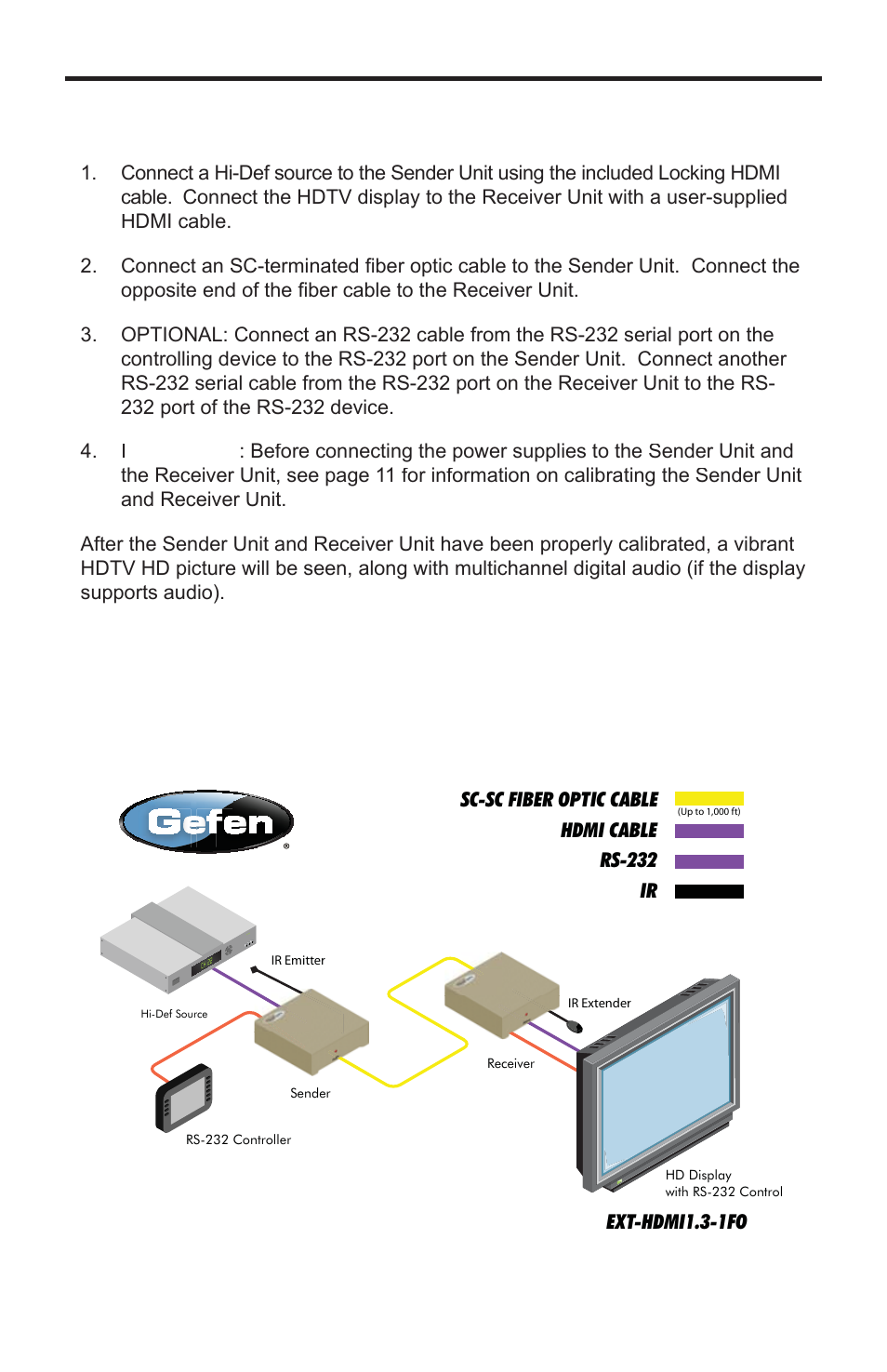 Gefen EXT-HDMI1.3-1FO User Manual | Page 12 / 20