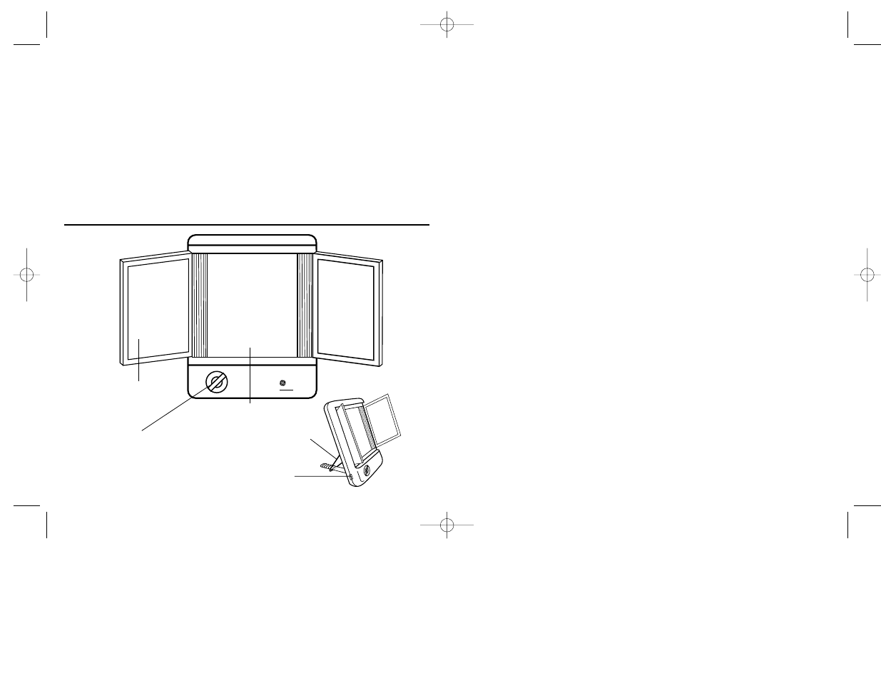 Storage, Get to know your lighted makeup mirror | GE 106658 User Manual | Page 5 / 16