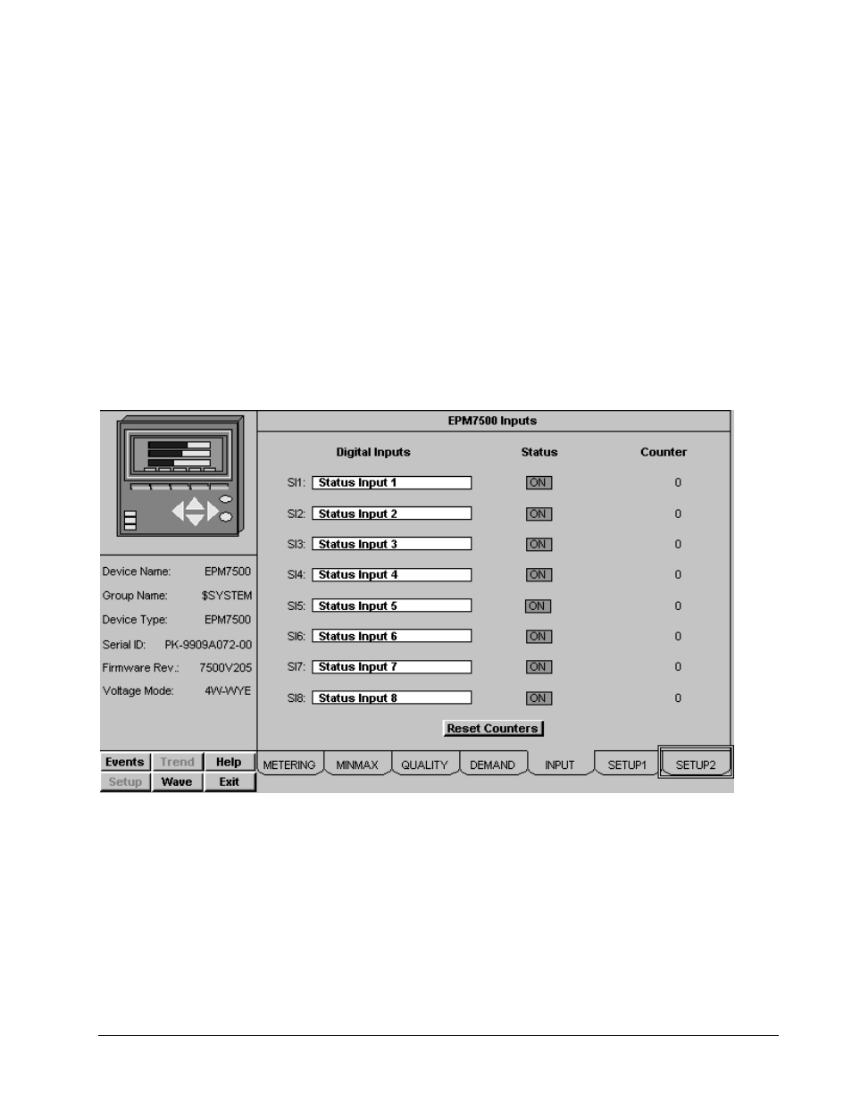 Inputs tab | GE DEH-210 User Manual | Page 138 / 220