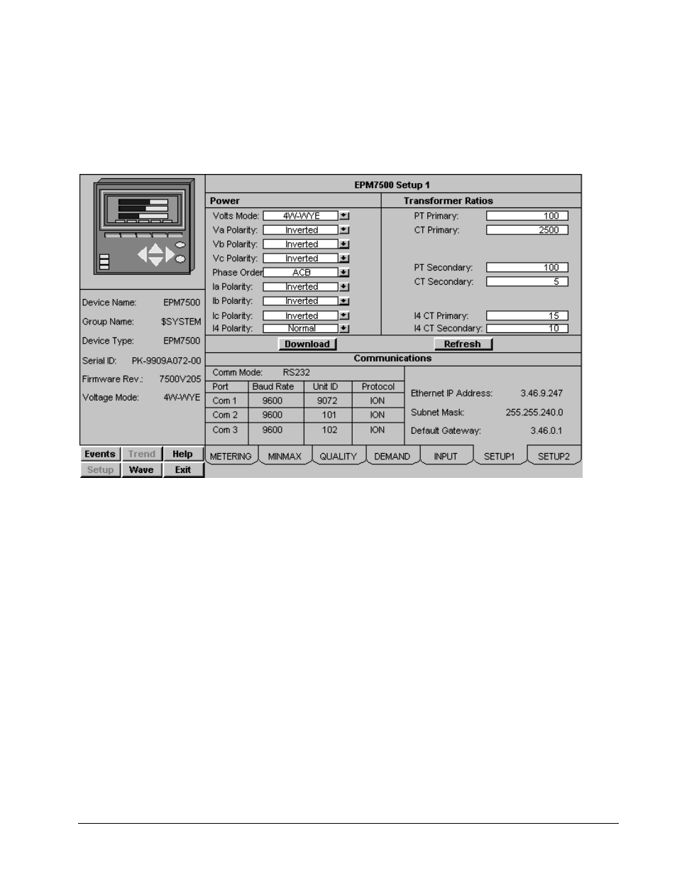 Setup 1 tab | GE DEH-210 User Manual | Page 139 / 220