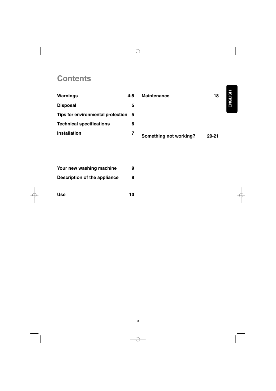 Electrolux EW 1063 S User Manual | Page 3 / 86