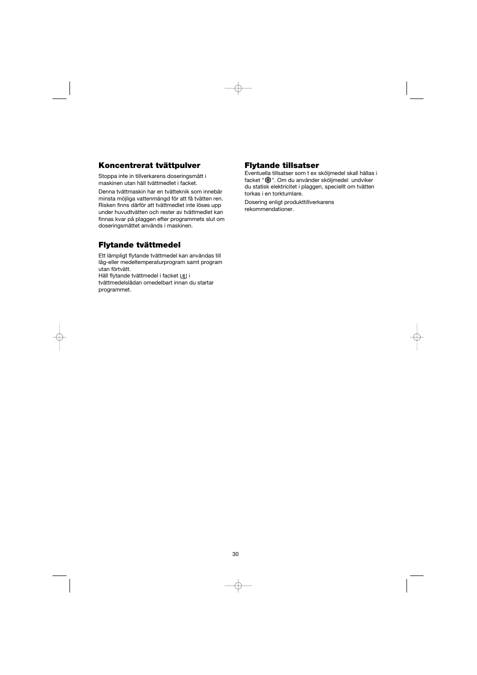 Electrolux EW 1063 S User Manual | Page 30 / 86