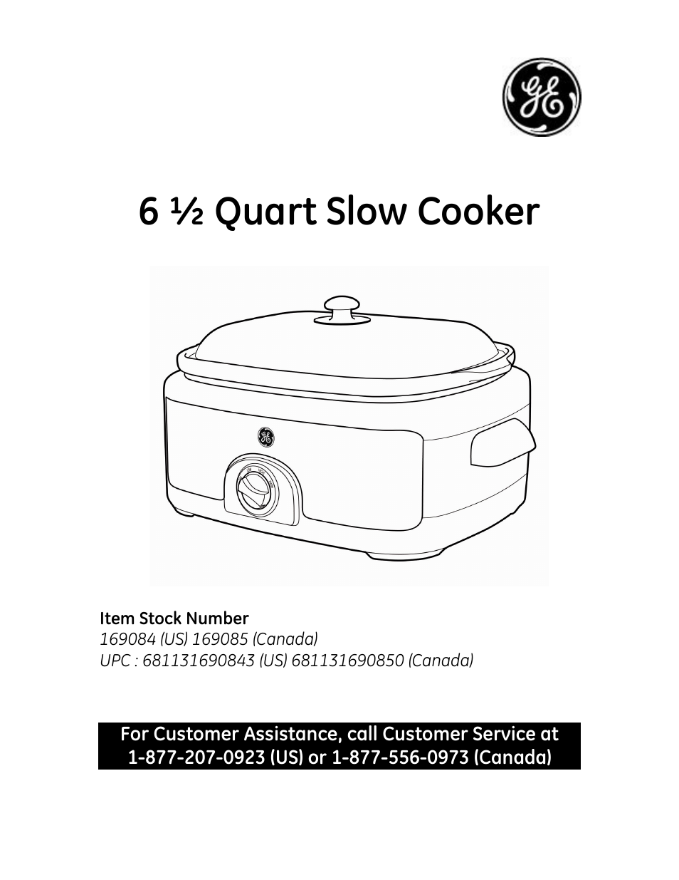 GE 169085 User Manual | 10 pages