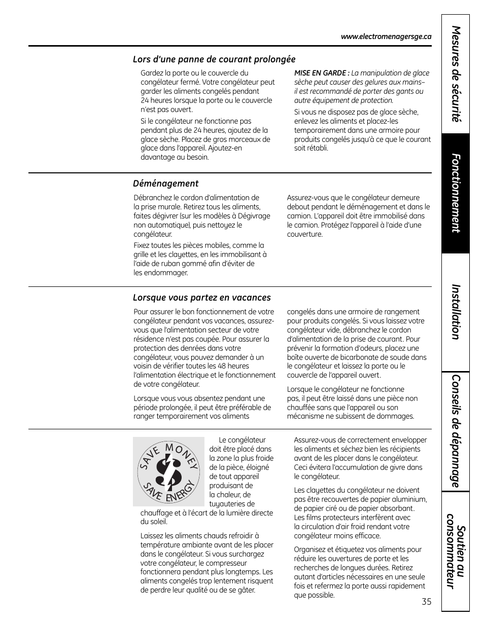 GE FUM21  EU User Manual | Page 35 / 60