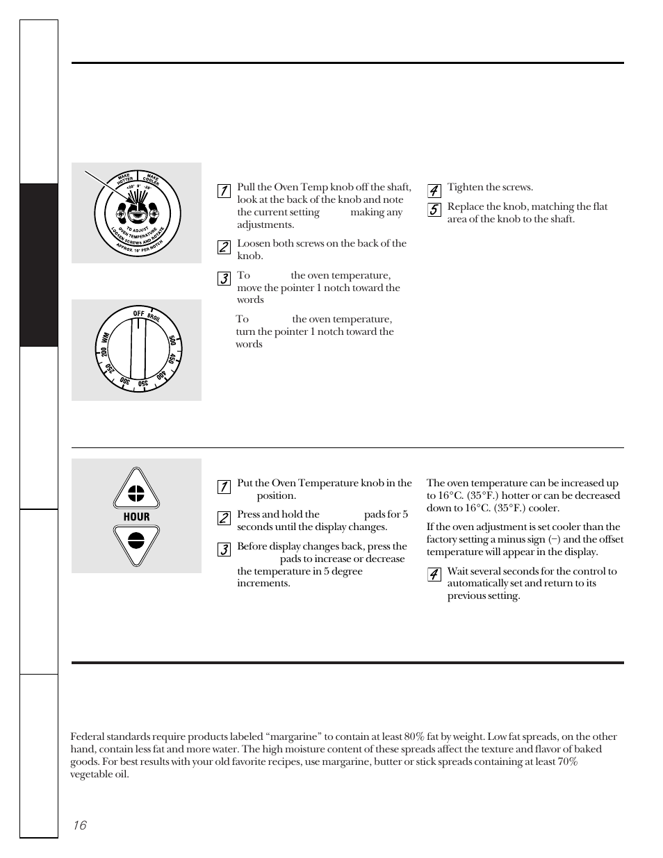 Oven thermostat, Adjust the oven thermostat—do it yourself | GE 49-8830-1A User Manual | Page 16 / 35