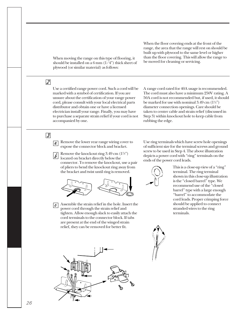 International installation instructions | GE 49-8830-1A User Manual | Page 26 / 35