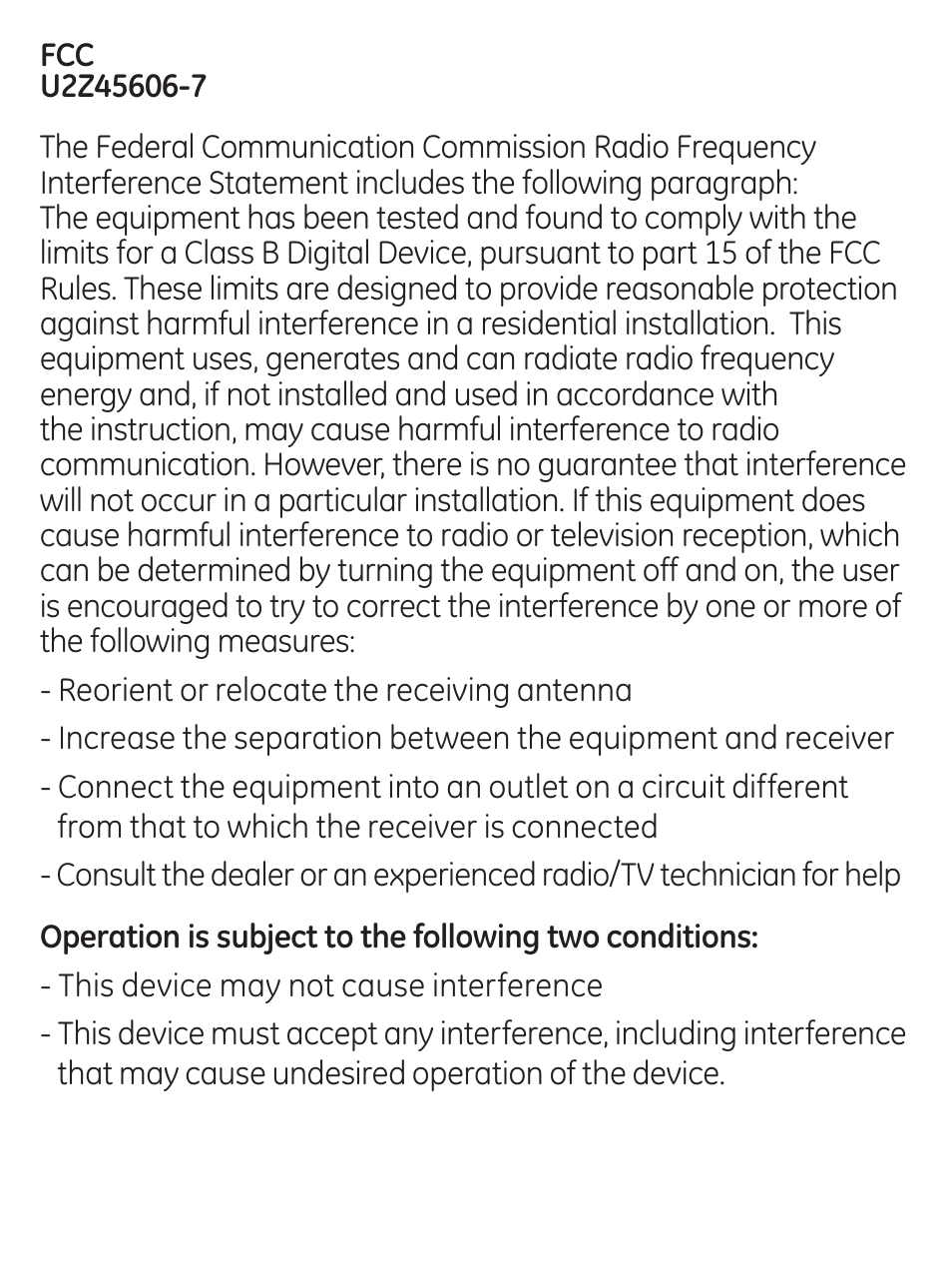 GE 45606 User Manual | Page 18 / 20