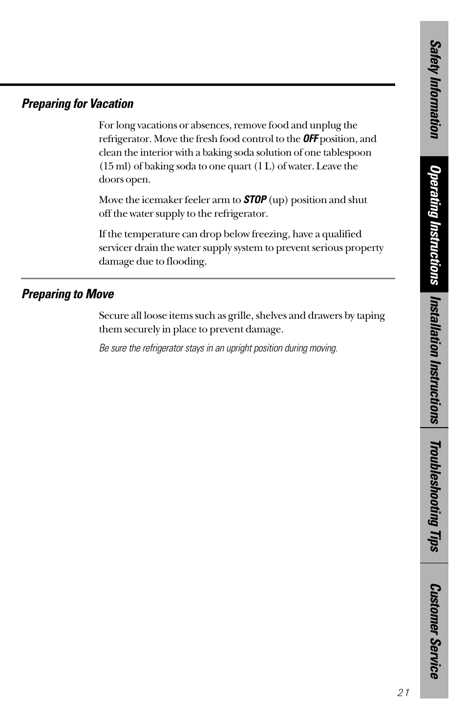 GE 28 User Manual | Page 21 / 136