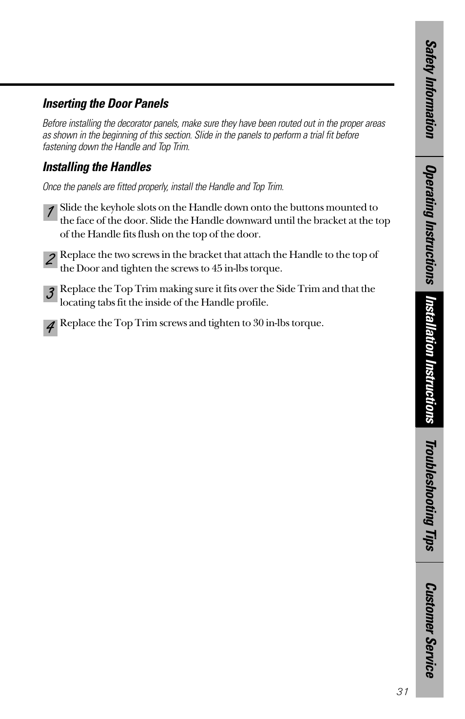 GE 28 User Manual | Page 31 / 136