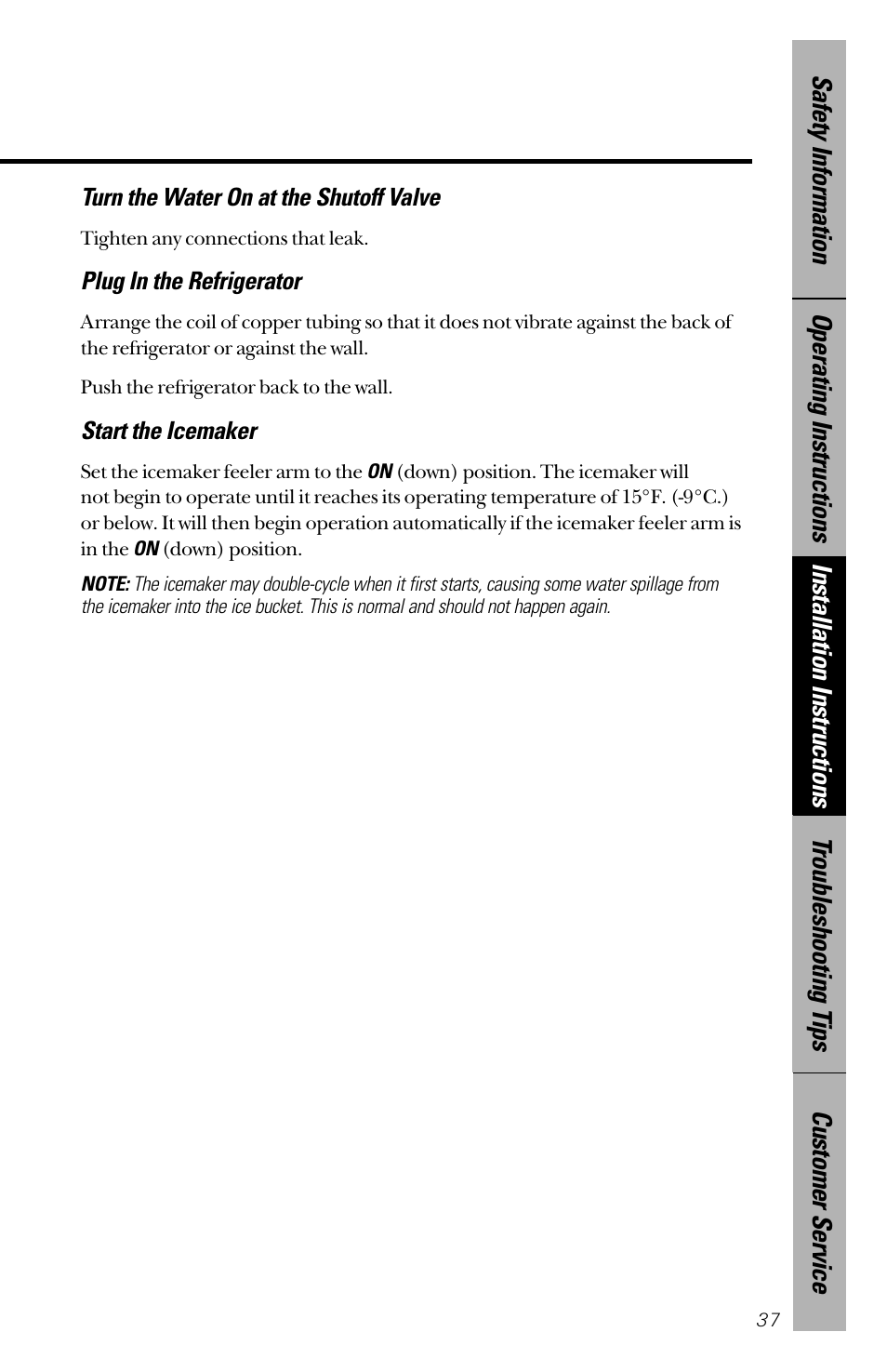 GE 28 User Manual | Page 37 / 136