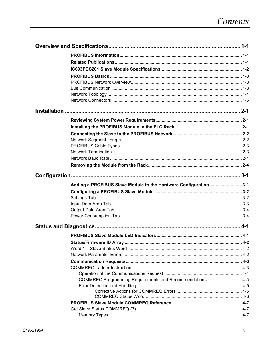 GE GFK-2193A User Manual | Page 3 / 30