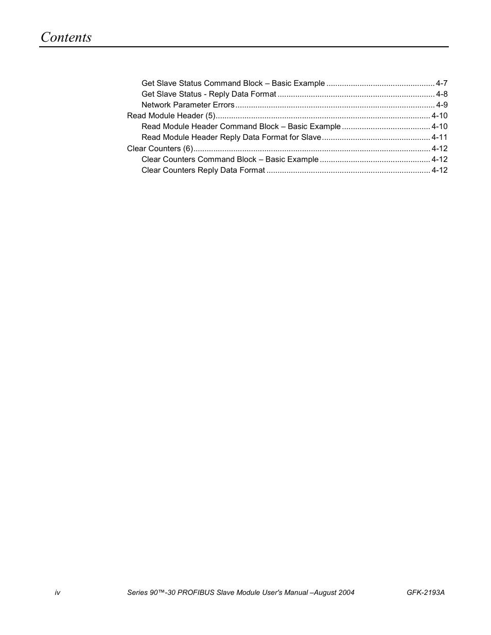 GE GFK-2193A User Manual | Page 4 / 30
