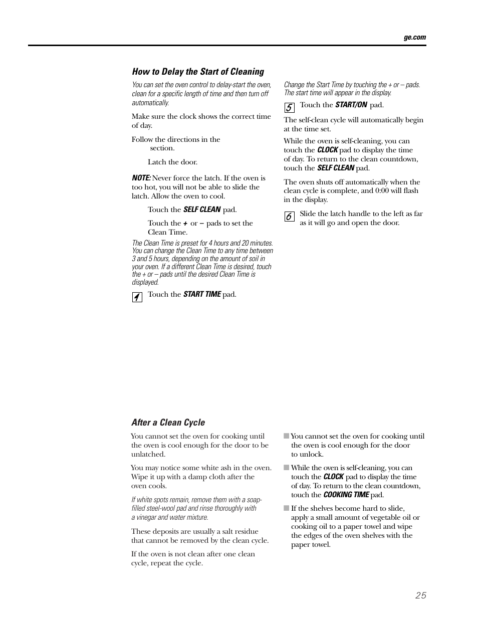 GE Electric Coil & Radiant JBP22 User Manual | Page 25 / 52