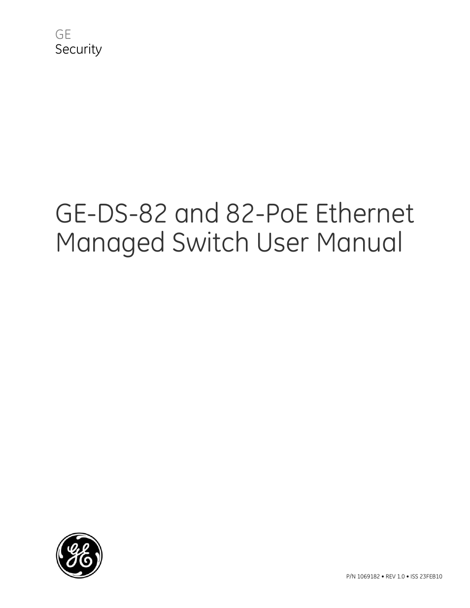 GE DS-82 User Manual | 226 pages