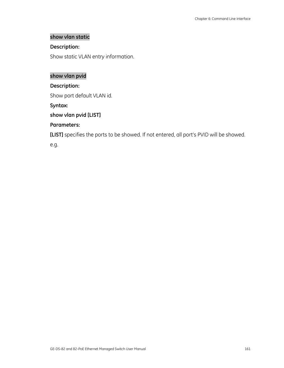 GE DS-82 User Manual | Page 165 / 226