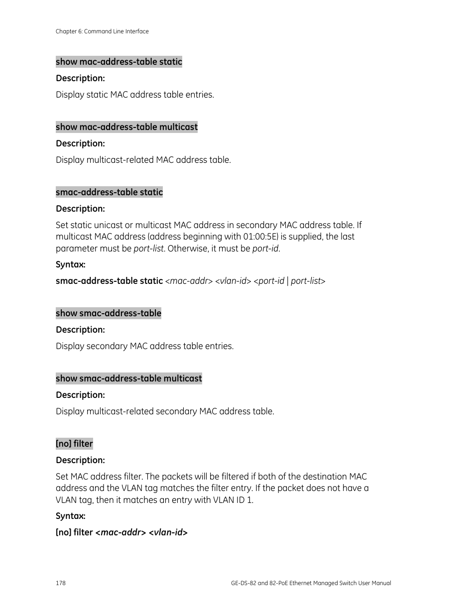 GE DS-82 User Manual | Page 182 / 226