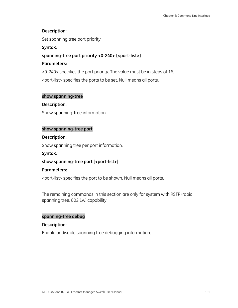 GE DS-82 User Manual | Page 185 / 226
