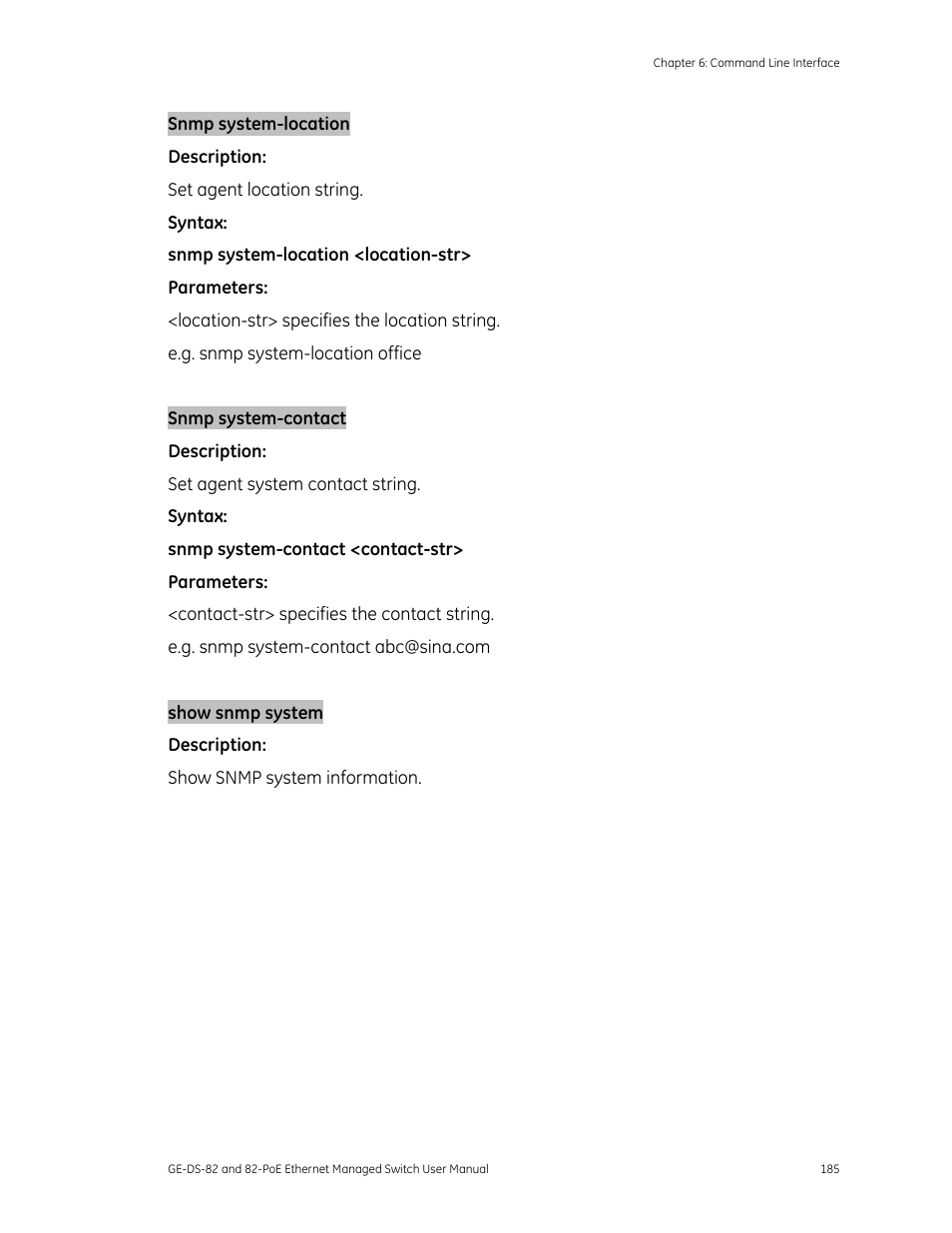 GE DS-82 User Manual | Page 189 / 226