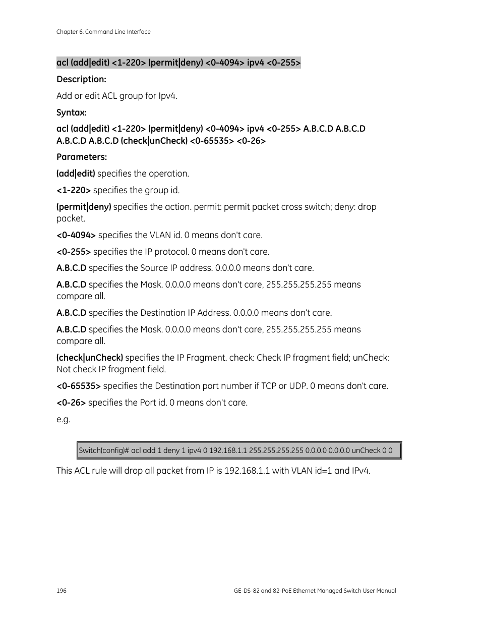 GE DS-82 User Manual | Page 200 / 226