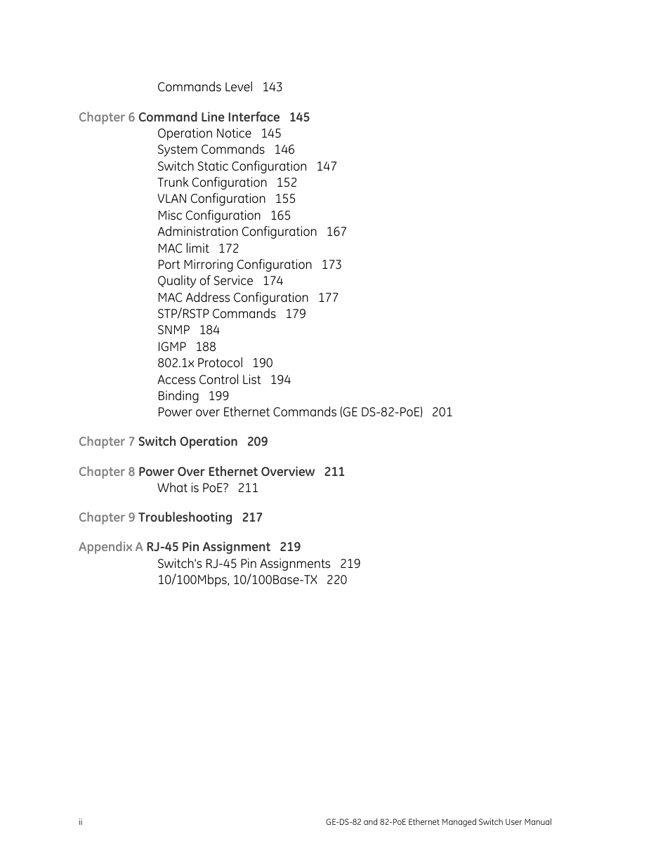 GE DS-82 User Manual | Page 4 / 226