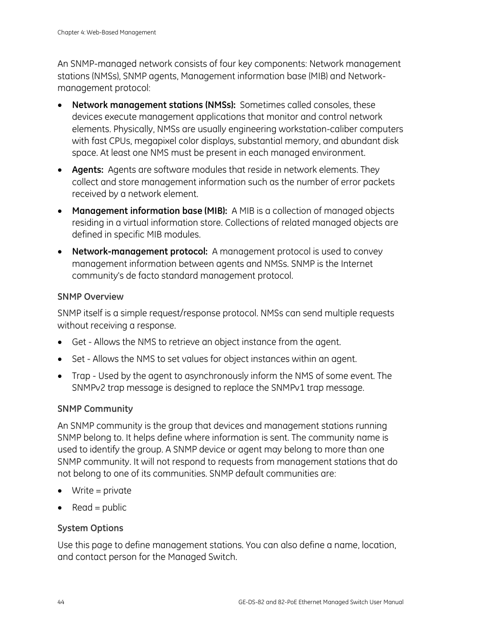 GE DS-82 User Manual | Page 48 / 226