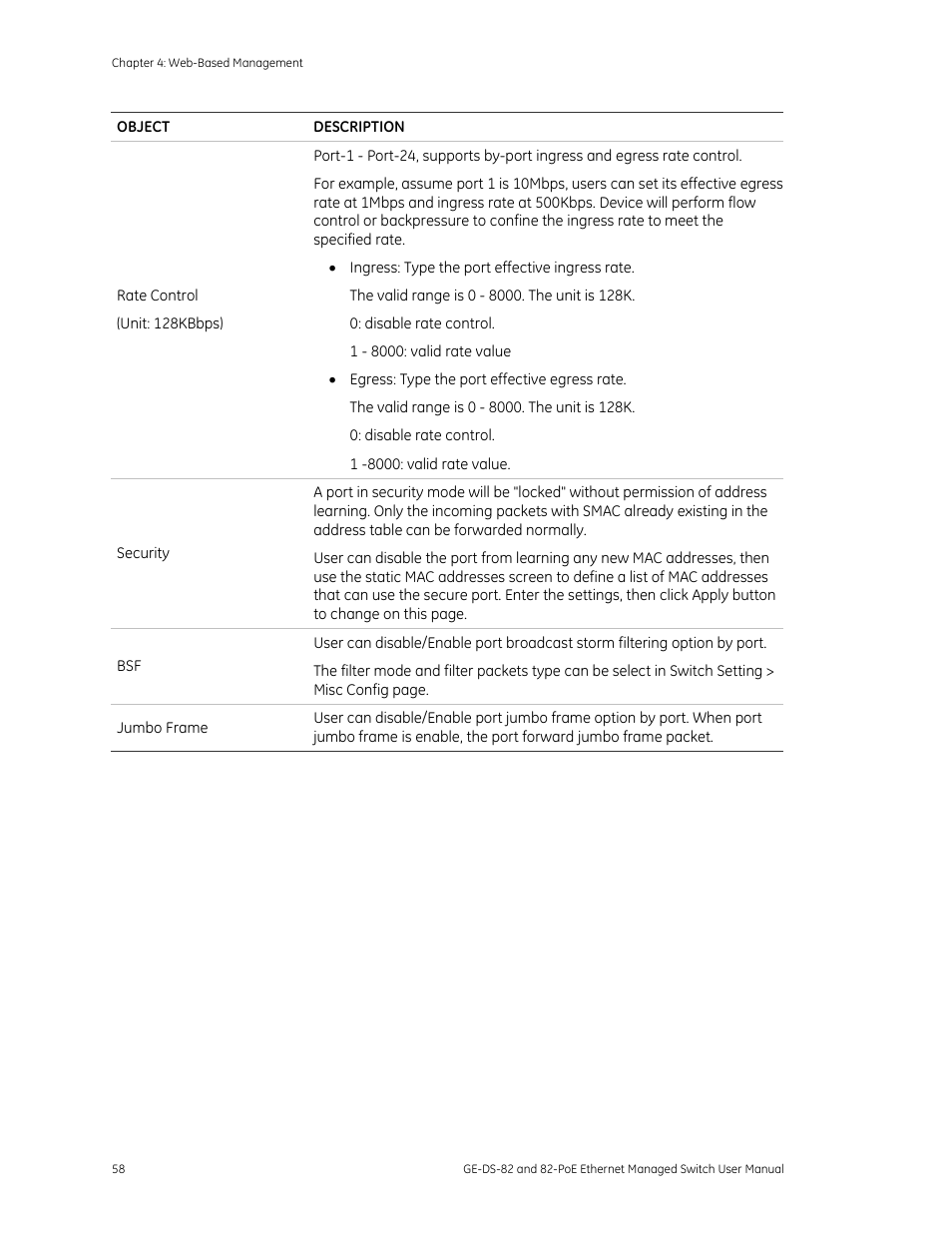 GE DS-82 User Manual | Page 62 / 226