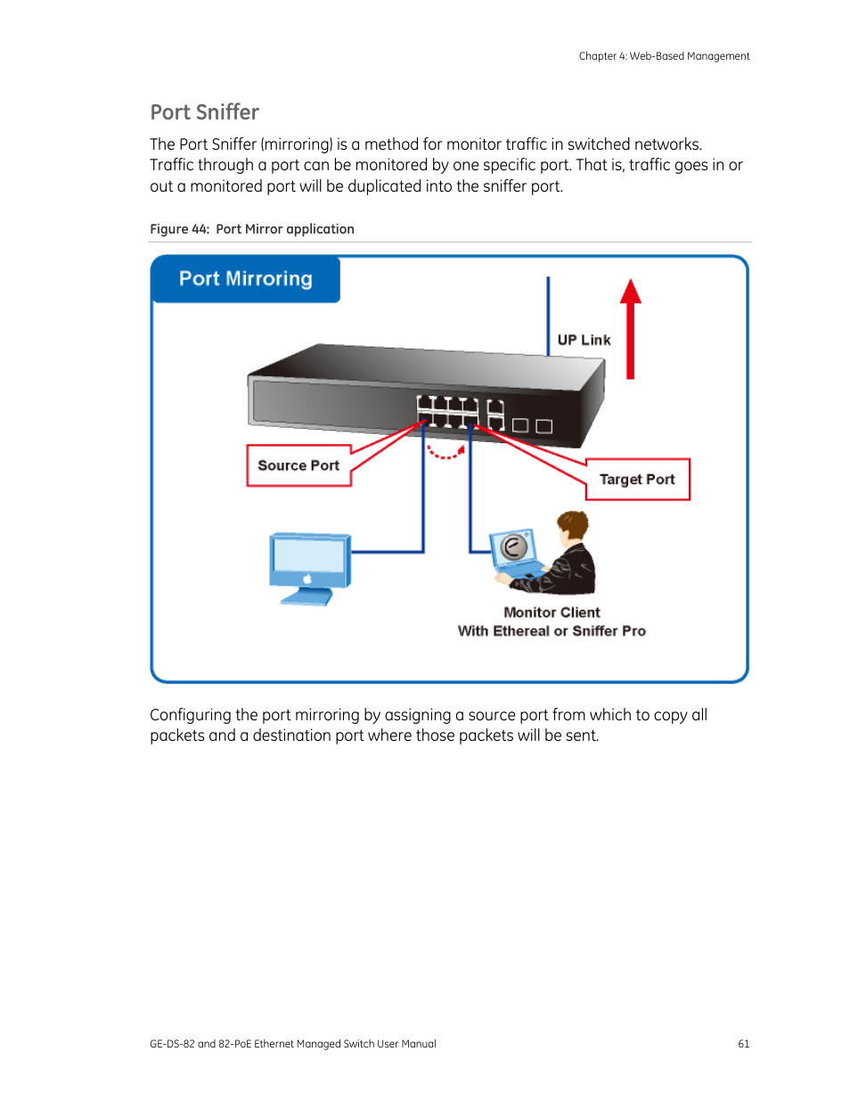 Port sniffer | GE DS-82 User Manual | Page 65 / 226