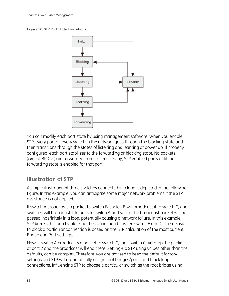 Illustration of stp | GE DS-82 User Manual | Page 90 / 226