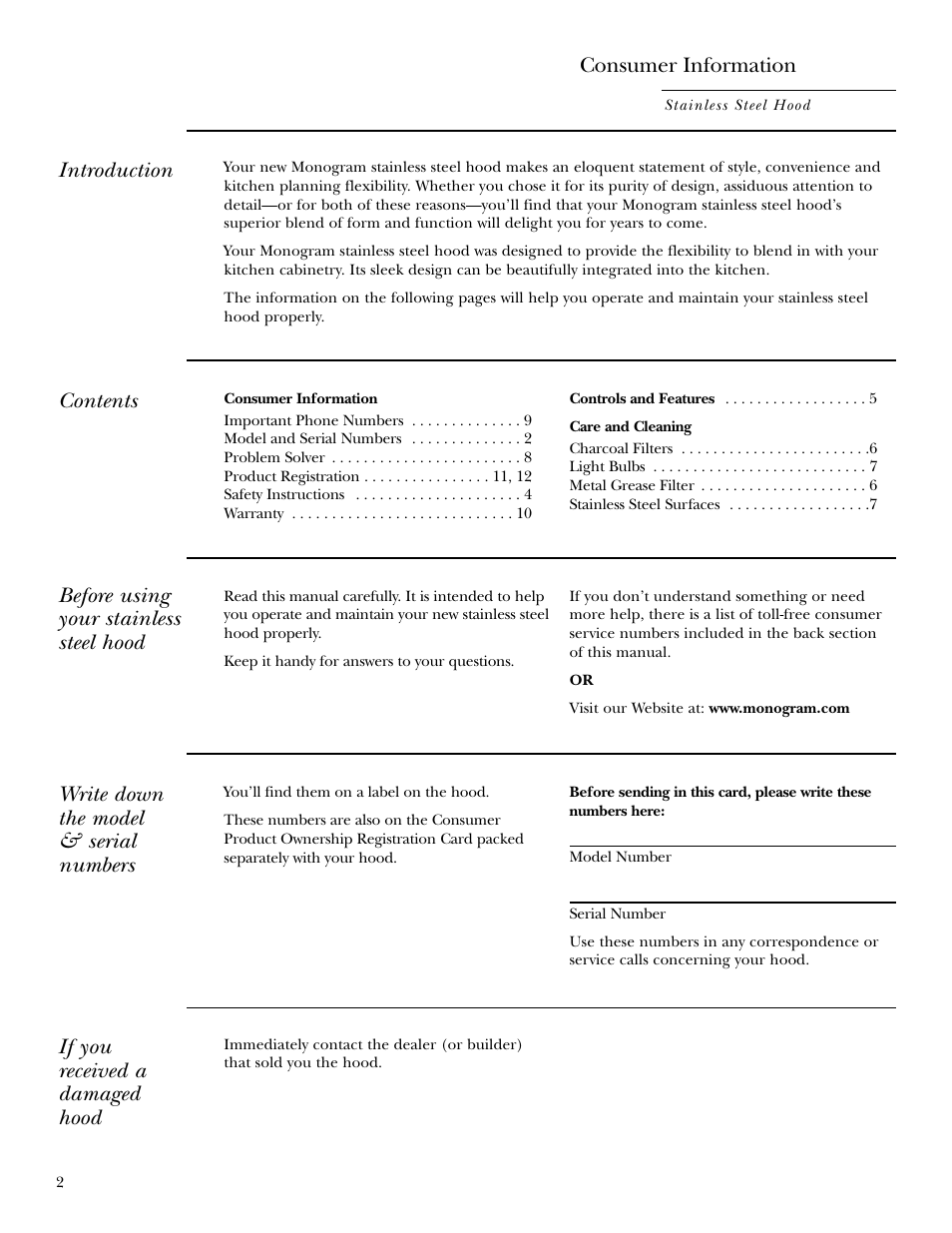 GE ZX758C User Manual | Page 2 / 12