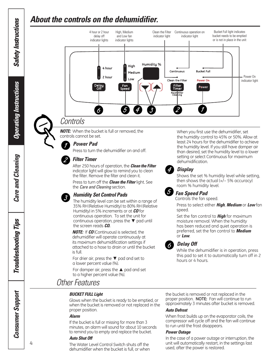 GE ADER40 User Manual | Page 4 / 36